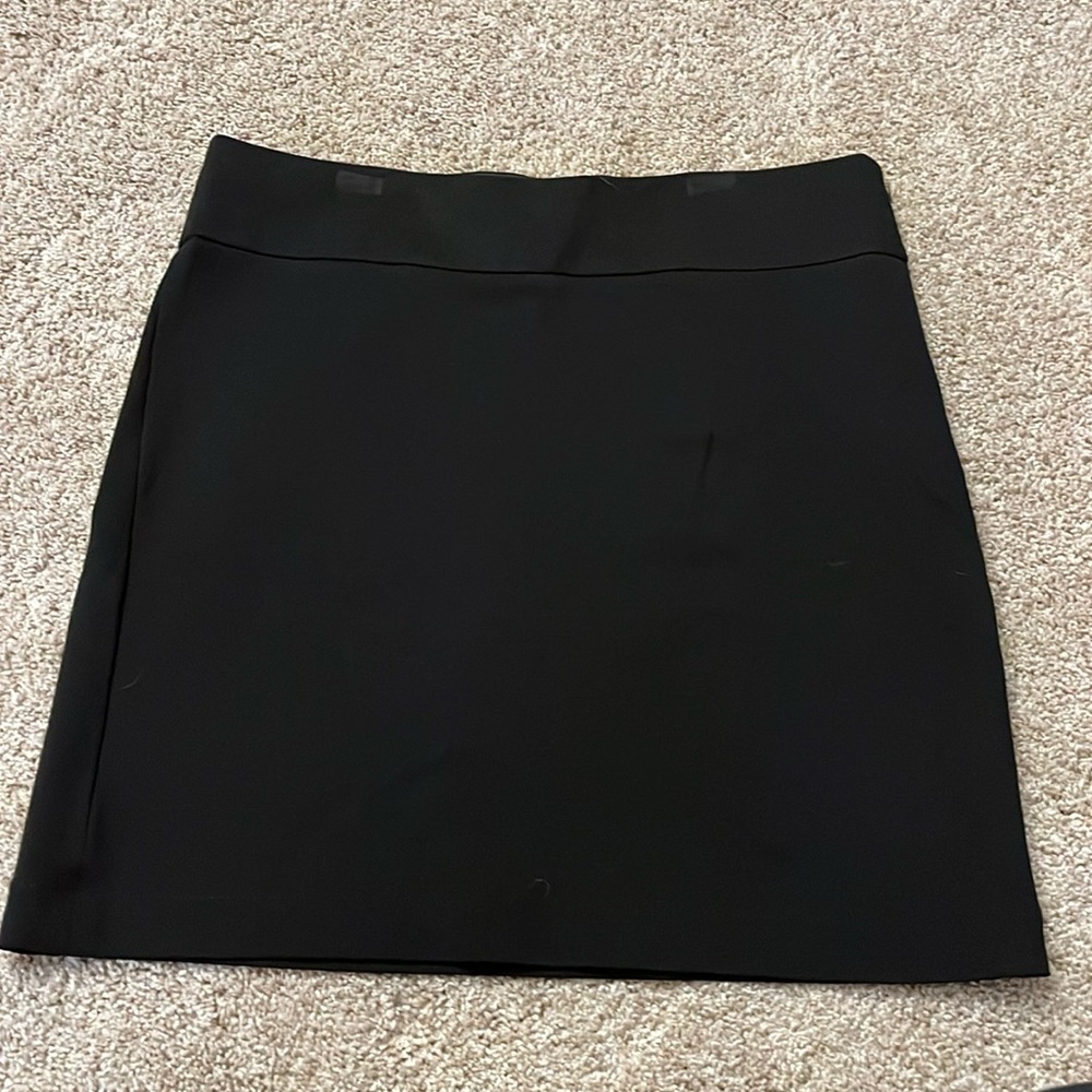 Banana Republic Side Zip Black Mini Skirt 8